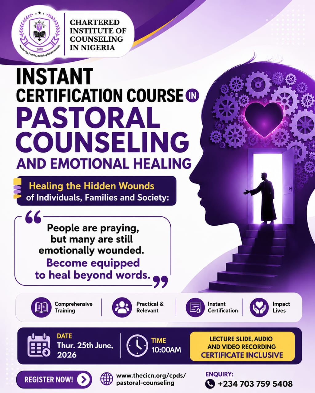Pastoral Counseling and Emotional Healing